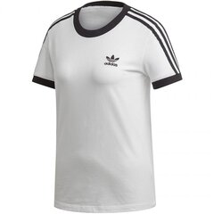 Спортивная футболка для женщин Adidas 3 Stripes Tee W ED7483, белая цена и информация | Спортивная одежда для женщин | hansapost.ee