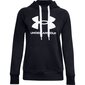 Naiste dressipluus Under Armor Rival Fleece Logo Hoodie W 1356318 001, must цена и информация | Spordiriided naistele | hansapost.ee