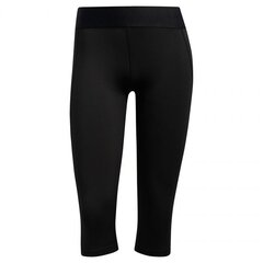 Женские спортивные леггинсы Adidas Techfit Capri Tight W FJ7169, черные цена и информация | Спортивная одежда для женщин | hansapost.ee