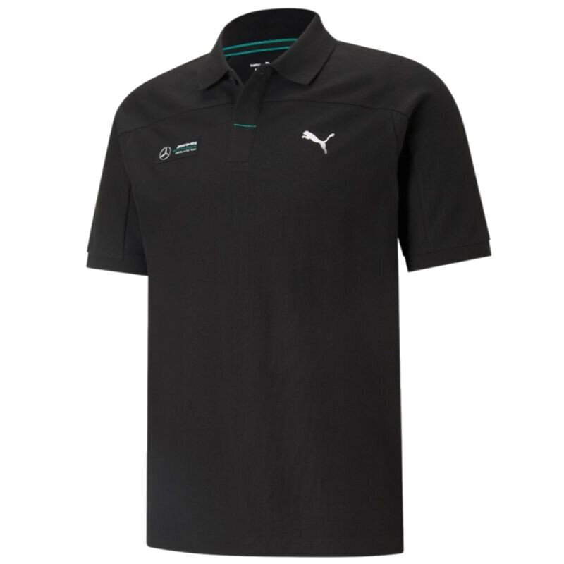 Meeste polosärk Puma Mercedes F1 599614-01, must цена и информация | Spordiriided meestele | hansapost.ee