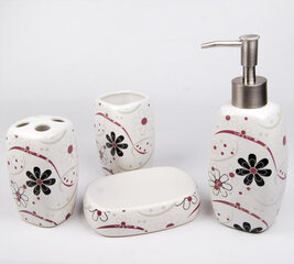 Керамический набор аксессуаров для ванной комнаты «Benedomo» цена и информация | Аксессуары для ванной комнаты | hansapost.ee