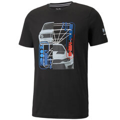 Мужская футболка Puma BMW Motorsport Graphic Tee M 531194-01, черная цена и информация | Мужские футболки | hansapost.ee