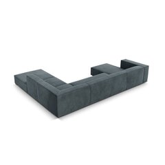 Kuuekohaline parempoolne diivan Agawa, 365x270x68 cm, sinine price and information | Corner sofas and corner sofa beds | hansapost.ee