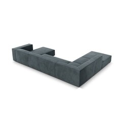 Kuuekohaline vasakpoolne diivan Agawa, 365x270x68 cm, sinine price and information | Corner sofas and corner sofa beds | hansapost.ee