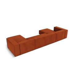 Шестиместный угловой диван Agawa, 375x173x68 см, красный цена и информация | Угловые диваны | hansapost.ee
