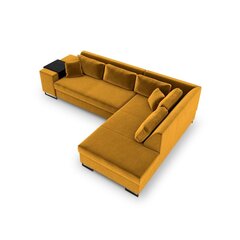 Правосторонний угловой диван Velvet Dolomite XL, 277x220x74 см, желтый цена и информация | Угловые диваны | hansapost.ee