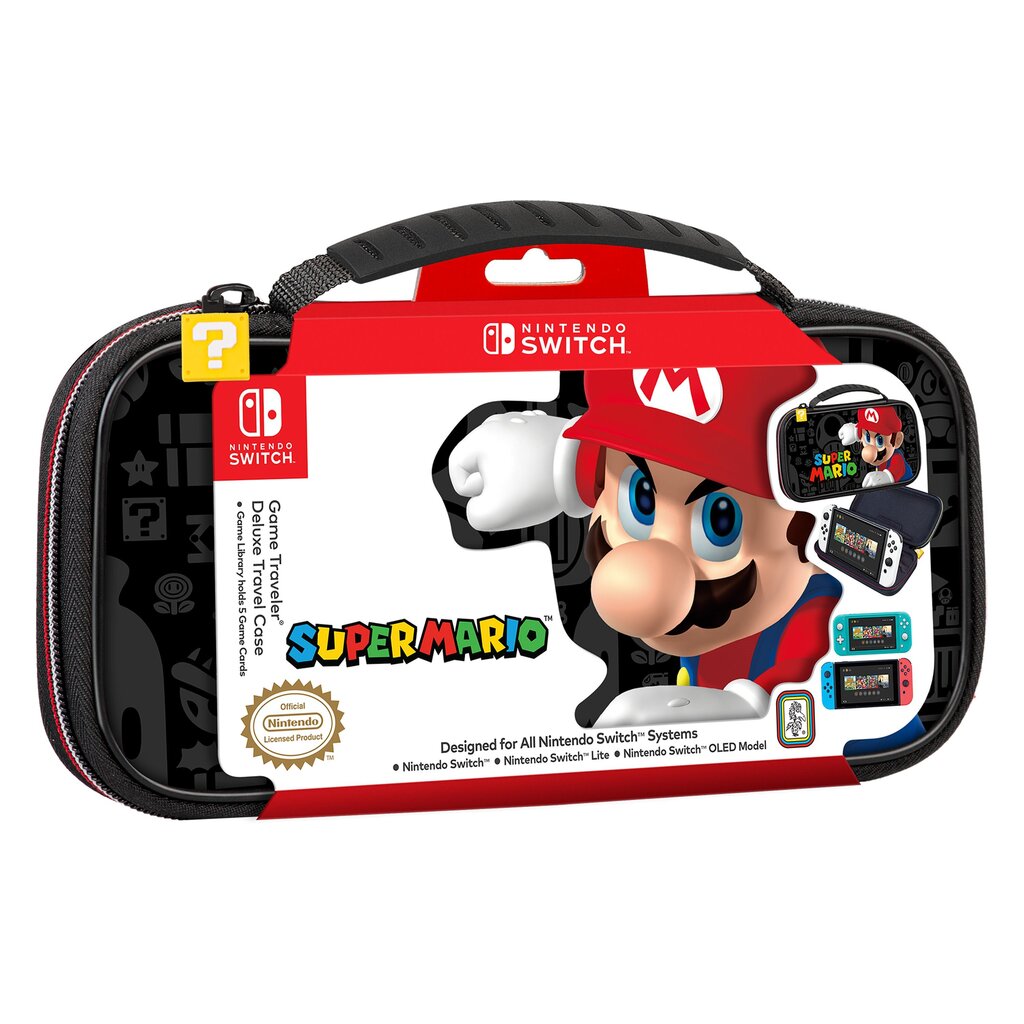 Ümbris Deluxe Travel case/bag Super Mario Nintendo Switch/Lite цена и информация | Mängukonsoolide lisatarvikud | hansapost.ee