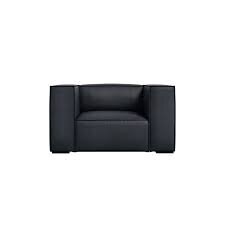 Кожаное кресло Agawa, 113x95x68 см, синее kaina ir informacija | Кресла | hansapost.ee
