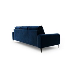 Трехместный диван Velvet Larnite, 222x102x90 см, темно-синий цвет цена и информация | Диваны | hansapost.ee