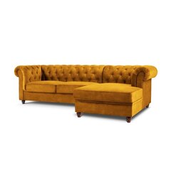 Правосторонний угловой диван Lapis, 278x150x80 см, желтый цена и информация | Угловые диваны | hansapost.ee