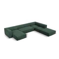 Kuuekohaline parempoolne diivan Agawa, 365x270x68 cm, roheline price and information | Corner sofas and corner sofa beds | hansapost.ee