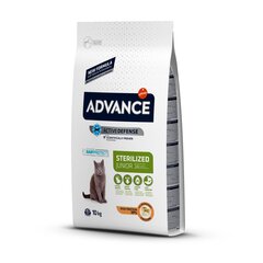 Tasakaalustatud täissööt steriliseeritud kastreeritud kassidele 10KG hind ja info | ADVANCE Lemmikloomatarbed | hansapost.ee