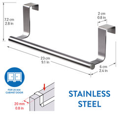 Tatkraft Horizon подвешивающаяся на дверь вешалка для полотенец цена и информация | Tatkraft Фурнитура для мебели | hansapost.ee