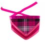 Kaelarätik Amibelle Checkered, roosa hind ja info | Koerte riided | hansapost.ee