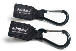 Крючки на ручки коляски AddBaby, 2 шт цена и информация | Аксессуары для колясок | hansapost.ee