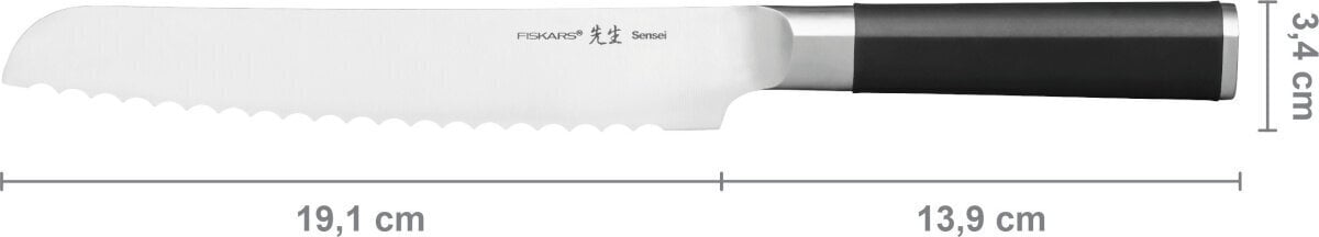 Fiskars leivanuga Sensei, 19 cm цена и информация | Kööginoad ja teritajad | hansapost.ee