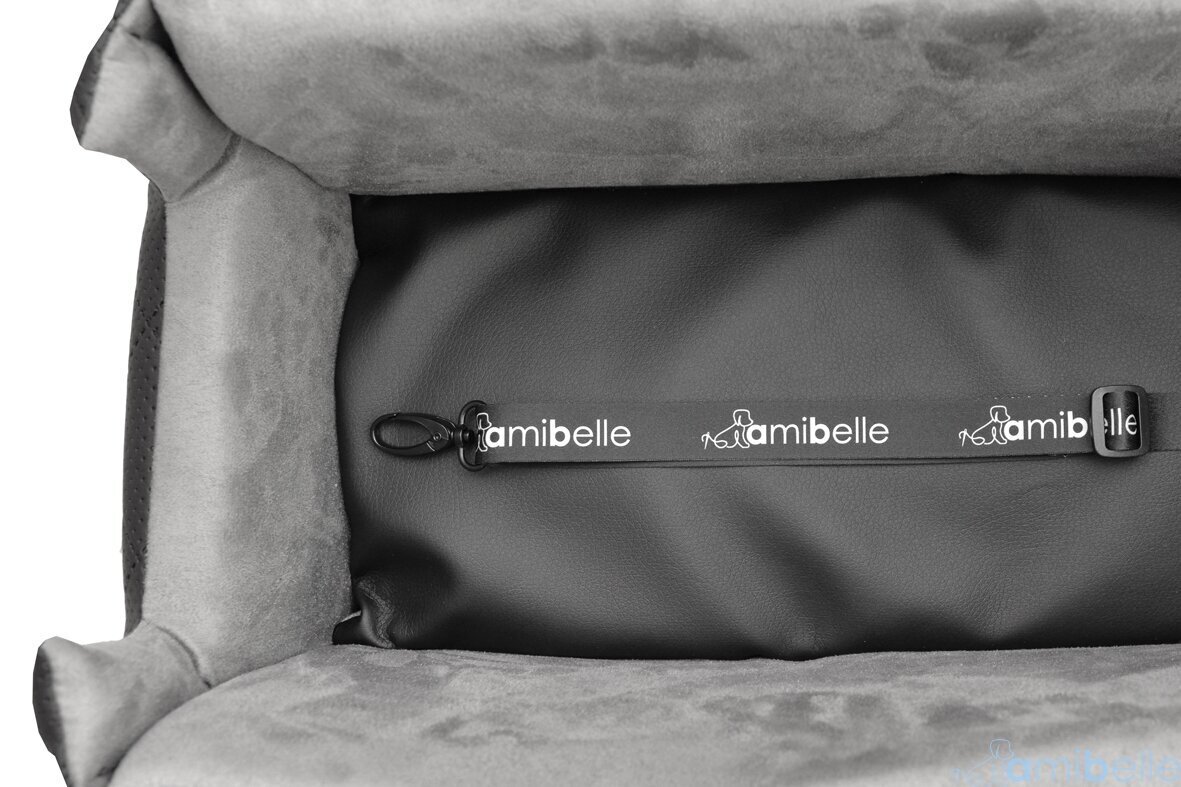 Amibelle pesa-tugitool Locky, must, üks suurus, 44 x 27 x 22 cm hind ja info | Koerte reisitarvikud | hansapost.ee