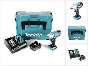 Аккумуляторная ударная дрель Makita DTW 190 RF1J цена и информация | Дрели и шуруповёрты | hansapost.ee