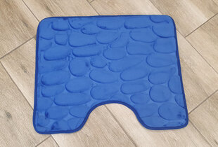 Vaip memory foam „Benedomo“ Deep blue, 50x60 cm hind ja info | Vannitoa aksessuaarid | hansapost.ee