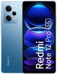 Xiaomi Redmi Note 12 Pro 5G 8/256GB Sky Blue MZB0D33EU цена и информация | Мобильные телефоны | hansapost.ee