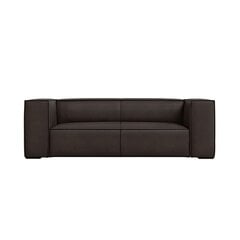Двухместный кожаный диван Agawa, 211x100x68, темно-коричневый цена и информация | Диваны | hansapost.ee