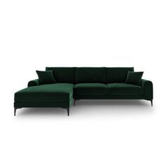 Пятиместный диван Velvet Larnite, 254x182x90 см, темно-зеленый цвет цена и информация | Угловые диваны | hansapost.ee