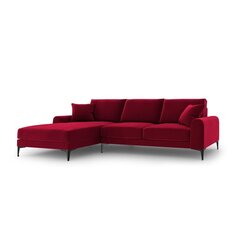 Пятиместный диван Velvet Larnite, 254x182x90 см, красный цвет цена и информация | Угловые диваны | hansapost.ee
