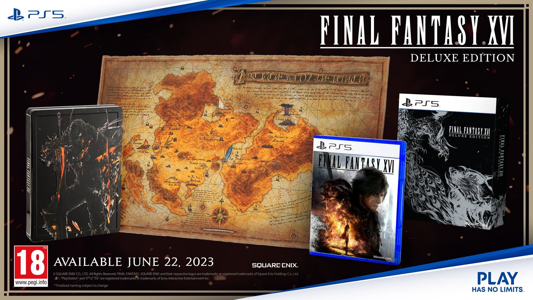 PlayStation 5 mäng Final Fantasy XVI Deluxe Edition hind ja info | Konsooli- ja arvutimängud | hansapost.ee