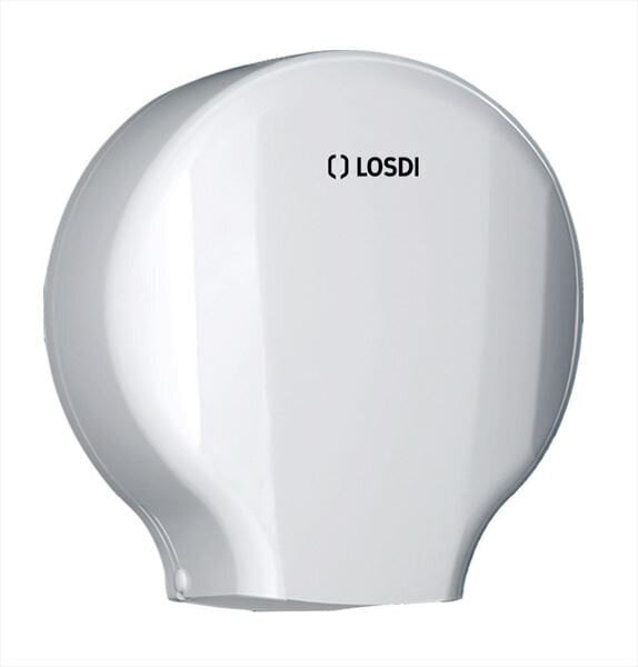 Tualettpaberi dosaator 300 m LOSDI ABS valge Ø 45 Elegance hind ja info | Vannitoa aksessuaarid | hansapost.ee