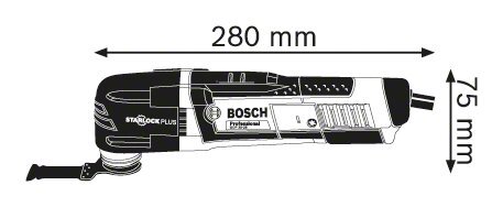 Vibratsioonisaag Bosch GOP 30-28 0601237000 цена и информация | Elektrilised saed, ketassaed ja tarvikud | hansapost.ee
