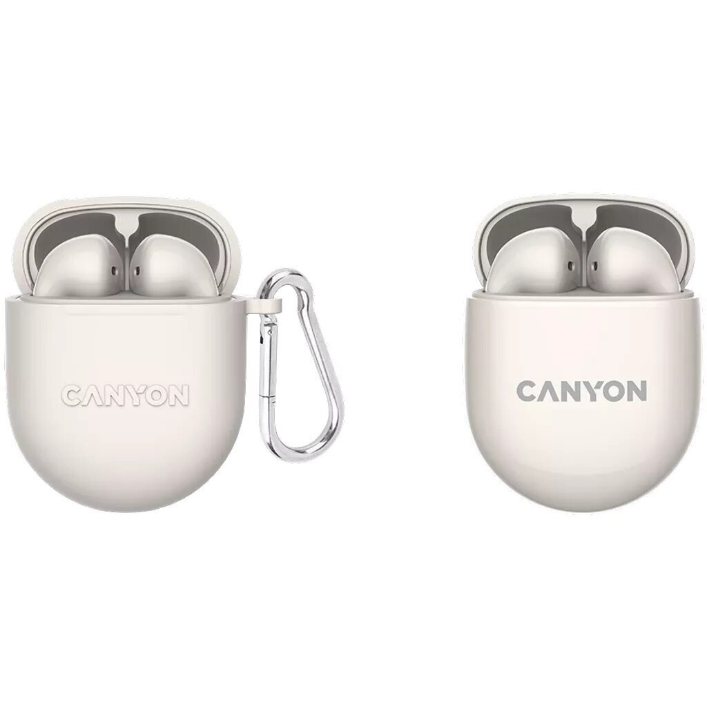 Canyon TWS-6 Beige CNS-TWS6BE hind ja info | Kõrvaklapid | hansapost.ee