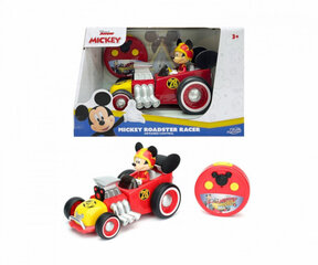 Kaugjuhtimispuldiga auto Disney Mickey Roadster Racer, punane цена и информация | Disney Игрушки | hansapost.ee