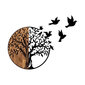 Seinakaunistus Tree And Birds 322, 1 tk. цена и информация | Sisustuselemendid | hansapost.ee