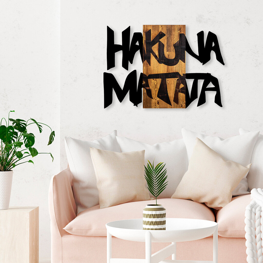 Seinakaunistus Hakuna Matata 5, 1 tk. цена и информация | Sisustuselemendid | hansapost.ee