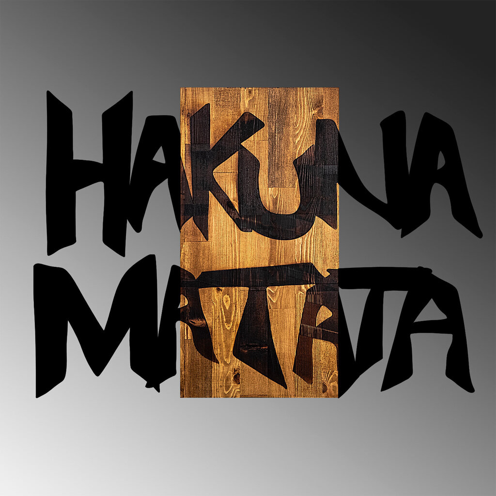 Seinakaunistus Hakuna Matata 5, 1 tk. цена и информация | Sisustuselemendid | hansapost.ee