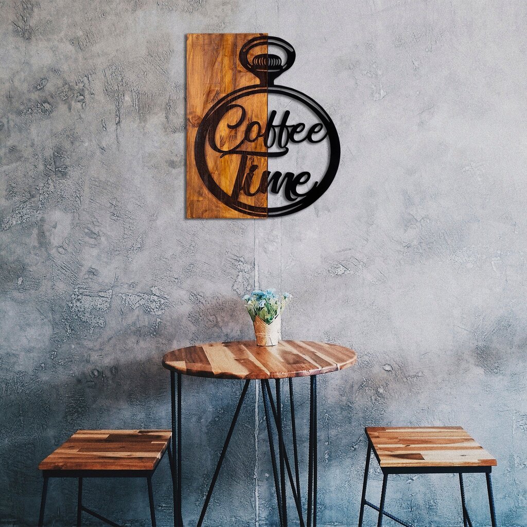 Seinakaunistus Coffee Time, 1 tk hind ja info | Sisustuselemendid | hansapost.ee