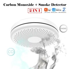 Смарт датчик дыма и CO2 Feelspot FS-CSS01W цена и информация | Tuya Сантехника, ремонт, вентиляция | hansapost.ee