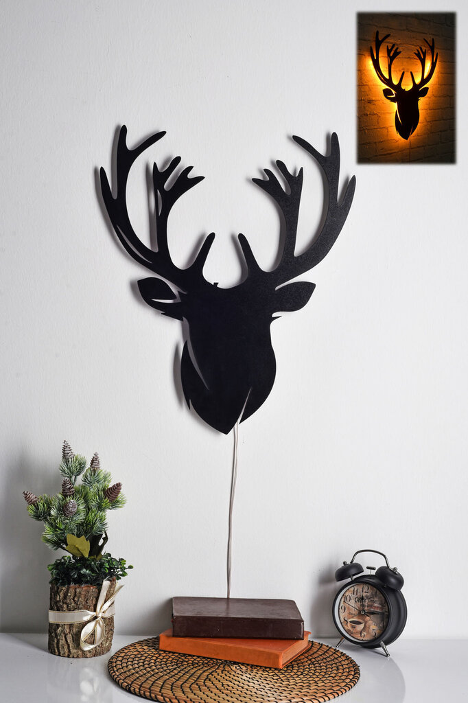 Dekoratiivne seinavalgusti Deer 2, 1 tk. цена и информация | Sisustuselemendid | hansapost.ee