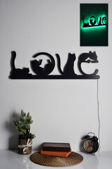 Декоративный настенный светильник Cat Love, 1 шт. цена и информация | Детали интерьера | hansapost.ee