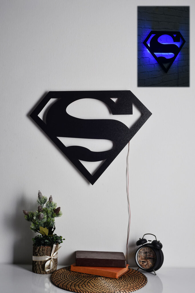 Dekoratiivne seinavalgusti Superman, 1 tk. цена и информация | Sisustuselemendid | hansapost.ee