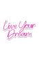 Dekoratiivne seinavalgusti Live Your Dream, 1 tk. hind ja info | Sisustuselemendid | hansapost.ee