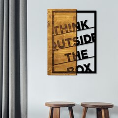 Seinakaunistus Think Outside The Box, 1 tk hind ja info | Sisustuselemendid | hansapost.ee