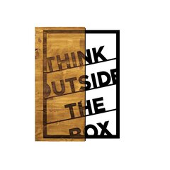 Seinakaunistus Think Outside The Box, 1 tk hind ja info | Sisustuselemendid | hansapost.ee
