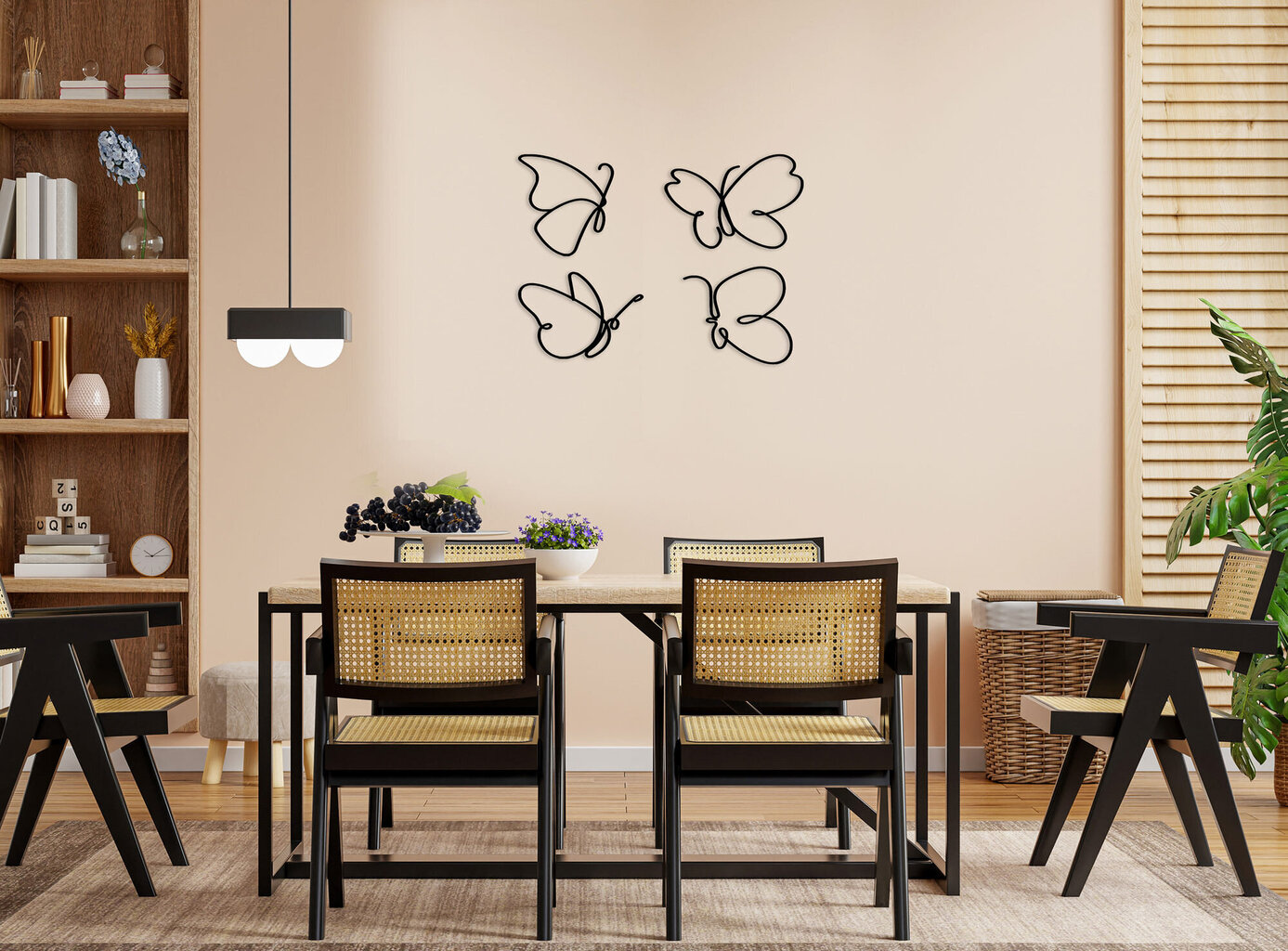 Seinakaunistus Butterflies, 1 tk hind ja info | Sisustuselemendid | hansapost.ee
