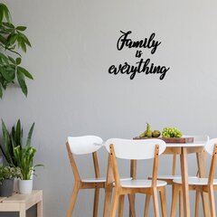 Декорация на стену Family Is Everything, 1 шт. цена и информация | Детали интерьера | hansapost.ee