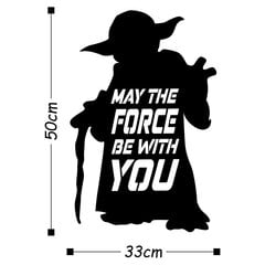 Seinakaunistus May The Force Be With You, 1 tk hind ja info | Sisustuselemendid | hansapost.ee