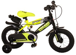 Детский велосипед 12" Volare Sportivo Boys Неоновый/желтый/черный цена и информация | Велосипеды | hansapost.ee