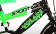 Poiste jalgratas 14" Volare Sportivo - neoonroheline/ must цена и информация | Jalgrattad | hansapost.ee