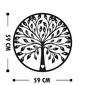 Seinakaunistus Tree In Circle, 1 tk цена и информация | Sisustuselemendid | hansapost.ee