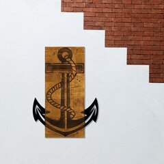 Настенное украшение Anchor, 1 шт. цена и информация | Детали интерьера | hansapost.ee